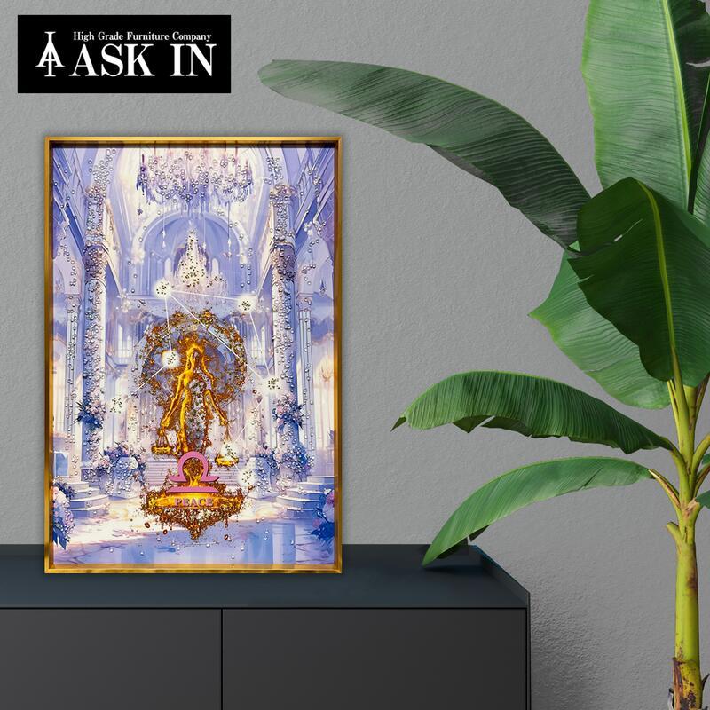 クリスタルアート アーチ型景観 41x41cm クリスタルアート アーチ型景観 41x41cm