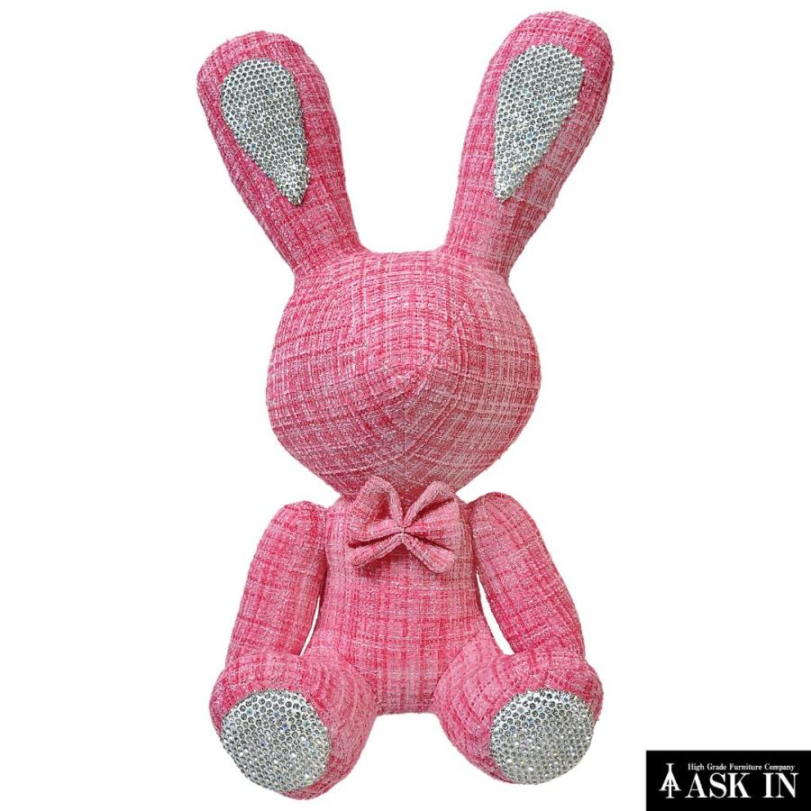 うさぎ ぬいぐるみ ギフト キラキラ 36cm 可愛い お洒落 上品 高級感