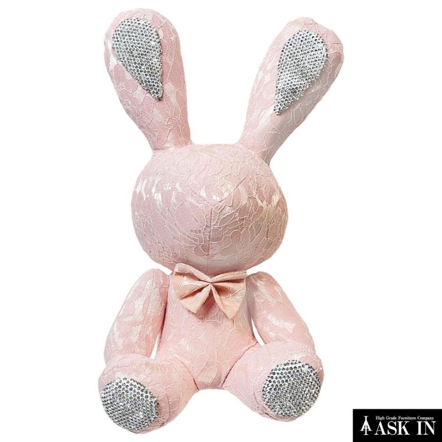 うさぎ ぬいぐるみ ギフト キラキラ 36cm 可愛い お洒落 上品 高級感