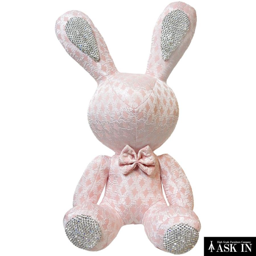 うさぎ ぬいぐるみ ギフト キラキラ 36cm 可愛い お洒落 上品 高級感
