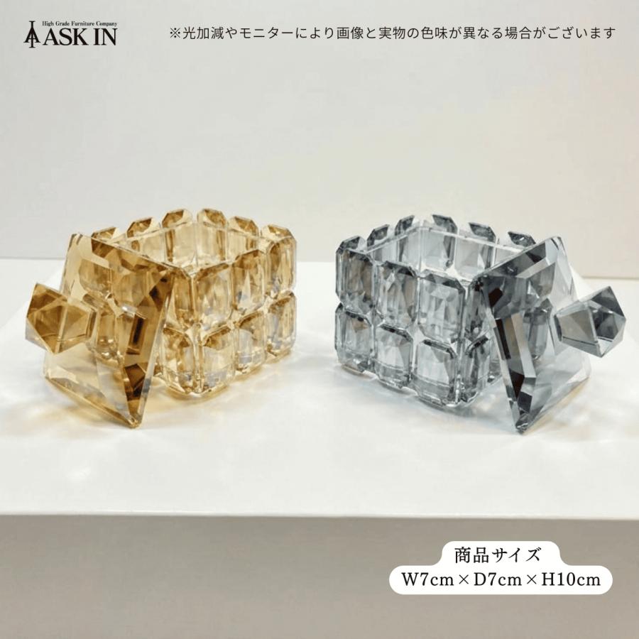 ガラス細工 ジュエリーコフレ クリスタル 風水 入れ物 置物 小さい