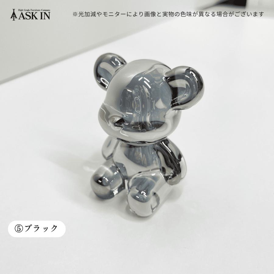 ガラス細工 プリズムベア クリスタル 風水 熊 ベアー 置物 小物 可愛い