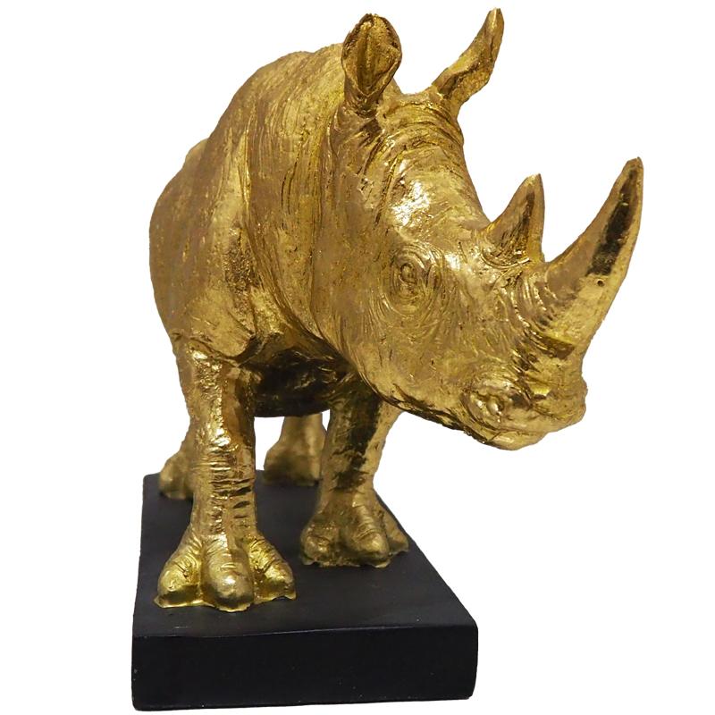 アスピディスケ サイ 動物 ゴールドオブジェ インテリア インテリア