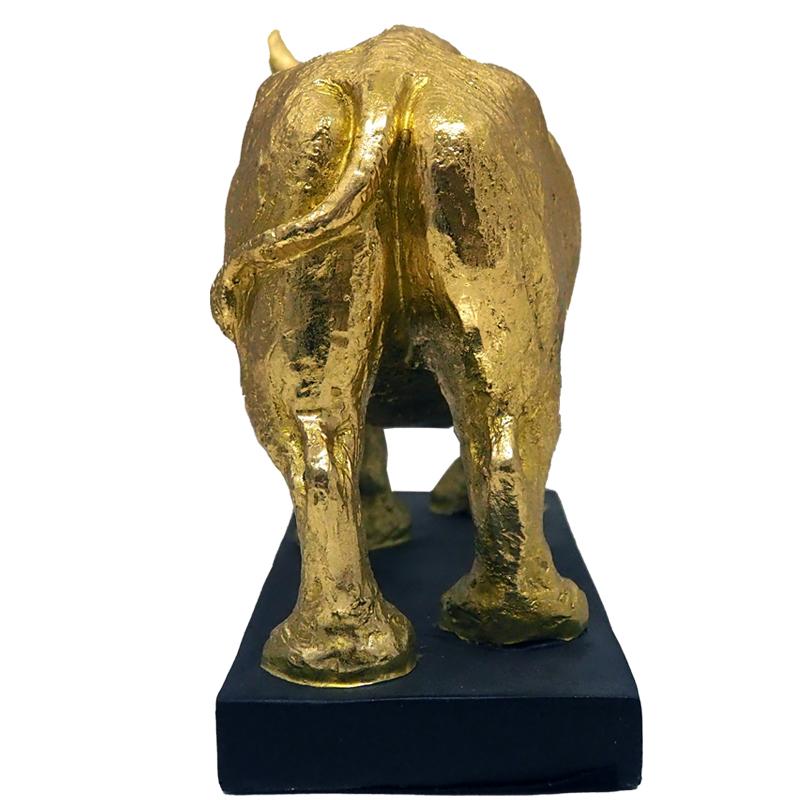 アスピディスケ サイ 動物 ゴールドオブジェ インテリア インテリア