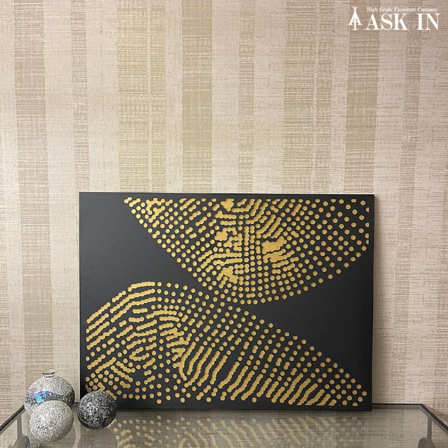 壁掛けオブジェ ドットゴールド 壁飾り ウォールアート ウォールデコ