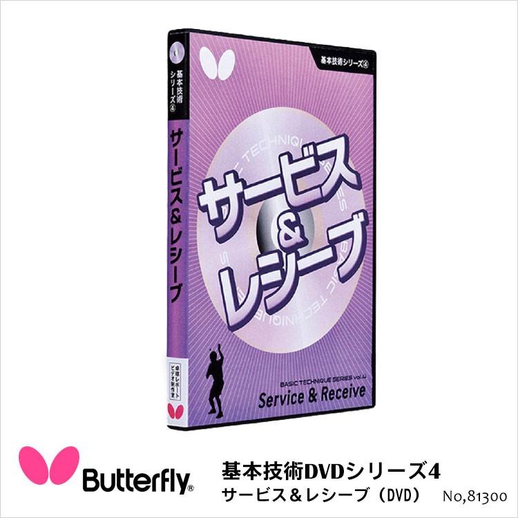 Butterfly 基本技術dvdシリーズ4 サービス レシーブ バタフライ 卓球用品 Dvd 初級者向け 技術指導dvd 基本的なレシーブ方法 上達のコツ レシーブ 日本製 Blusquare Org