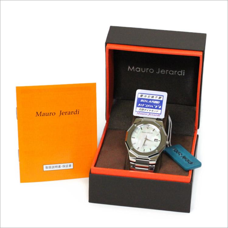 腕時計 メンズ Mauro Jerardi ソーラーウォッチ MJ032マウロジェラル