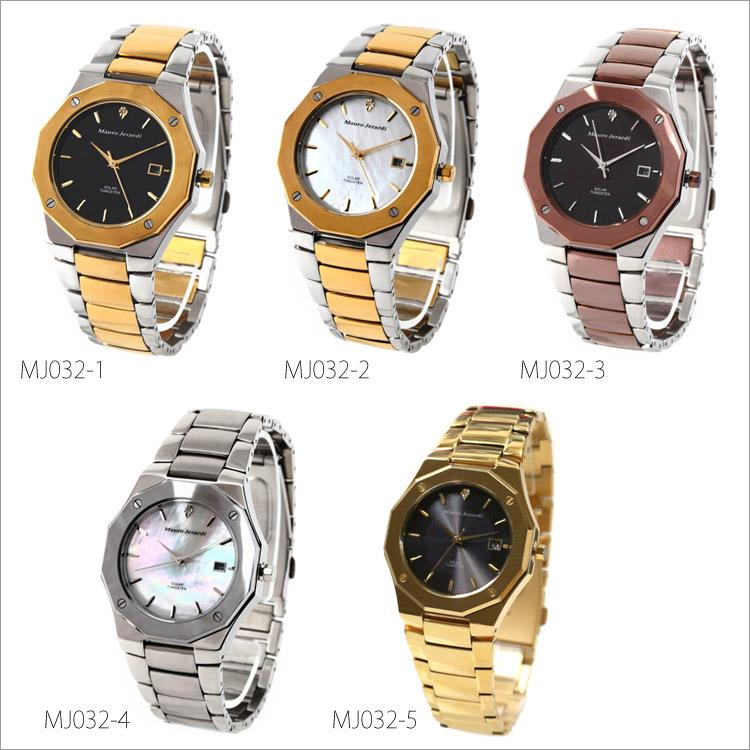 腕時計 メンズ Mauro Jerardi ソーラーウォッチ MJ032マウロジェラル