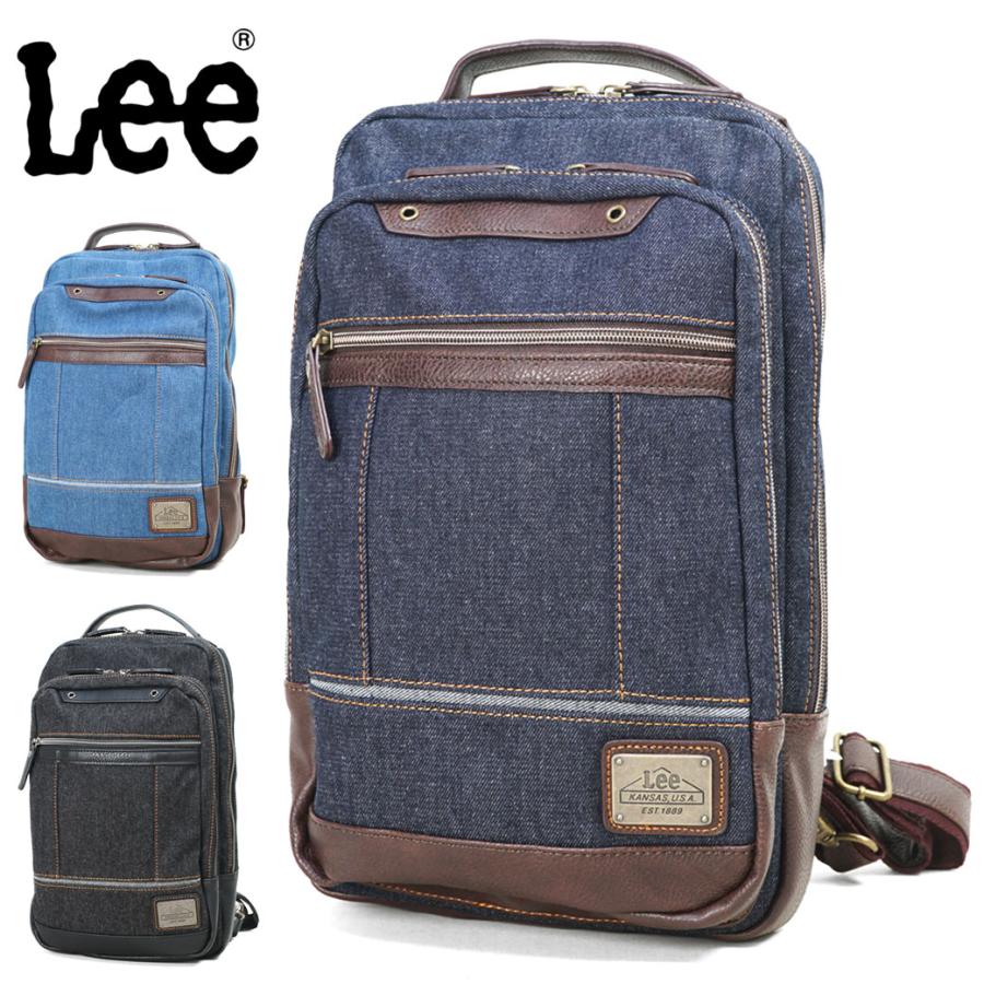 ボディバッグ デニム メンズ リュック 2way Lee リー Breath ブレス 2way ボディーバッグ リュックサック デイパック リュックサック 3 31 San 鞄 デニム アスカショップ 財布 ワンショルダー ビジネス アウトレット 激安通販