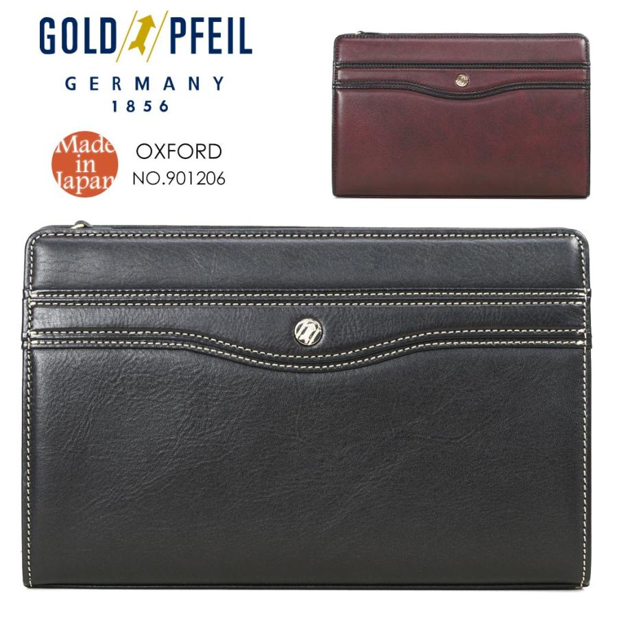 セカンドバッグ クラッチバッグ ビジネスバッグ メンズ GOLD PFEIL