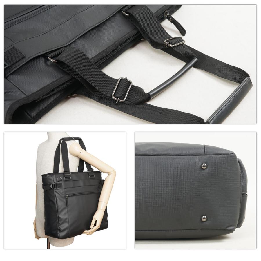 トートバッグ メンズ ビジネス B4 縦型 2way ノートPC 通勤 FACTUS.h