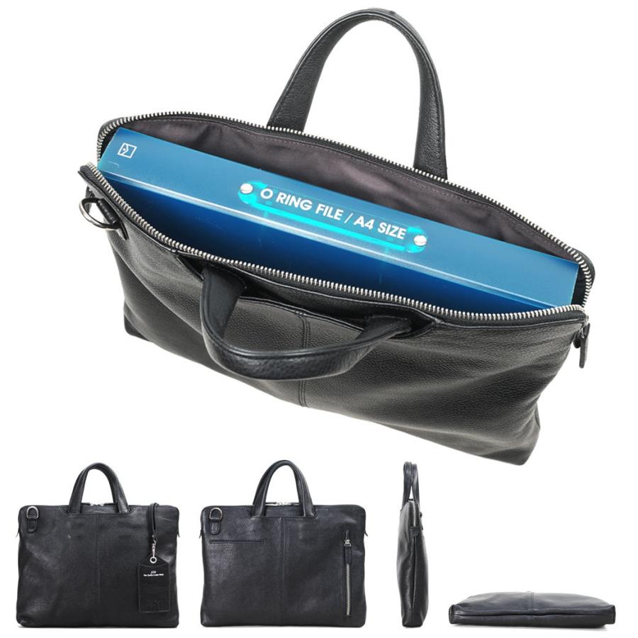 ビジネスバッグ メンズ 本革 A4 JOYA ジョヤ 3way ショルダーバッグ 薄マチ 横型 ビジネスバック ブリーフケース メンズ バッグ 斜めがけ 30代 40代 50代の画像