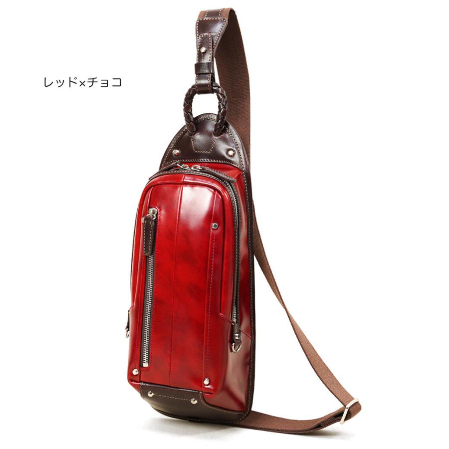 ボディバッグ メンズ 本革 Kiefer neu キーファーノイ Ciao チャオ