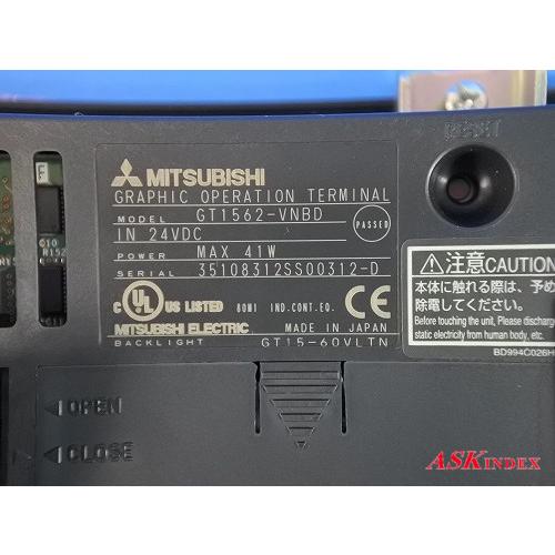 □□ ※送料無料【管理番号I70686】MITSUBISHI 表示器GOT GT1562-VNBD