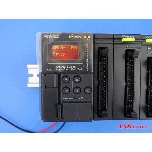 □□ ※送料無料【管理番号JC0343】KEYENCE PLC KV-3000,他 (通電確認済