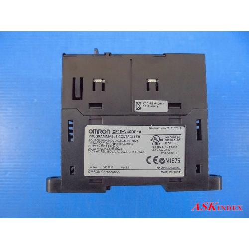 □□ ※送料無料【管理番号N11037】omron PLC CPUユニット CP1E-N40DR-A
