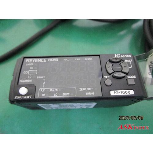 CCD透過型デジタルレーザセンサ　IGシリーズアンプ　IG-1000 CCD透過型デジタルレーザセンサ IG シリーズ | キーエンス