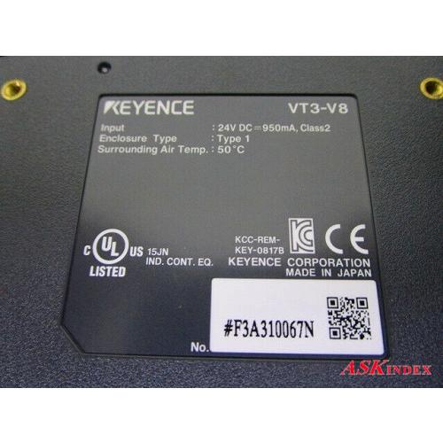 □□ ※送料無料【管理番号N31199】キーエンス 8型 VGA TFTカラー 