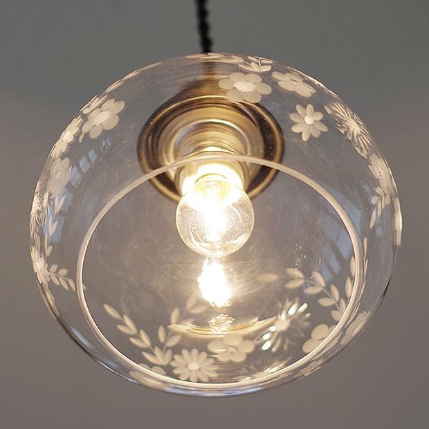 【新品】切子細工　ランプ　照明　切子ランプ　和モダン　レトロ 限定品 全花切子 丸型138スタンドライトG クリア スタンドライト