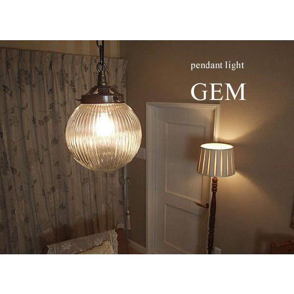 ペンダントライト 照明器具 アンティーク レトロ 北欧  ガラス 1灯 GEM ジェム FC-312 SUNYOW サンヨウ ポイント利用の画像