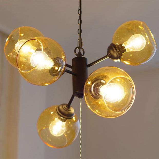 HERMOSA（ハモサ） ペンダントライト アンティーク アンバー ガラス