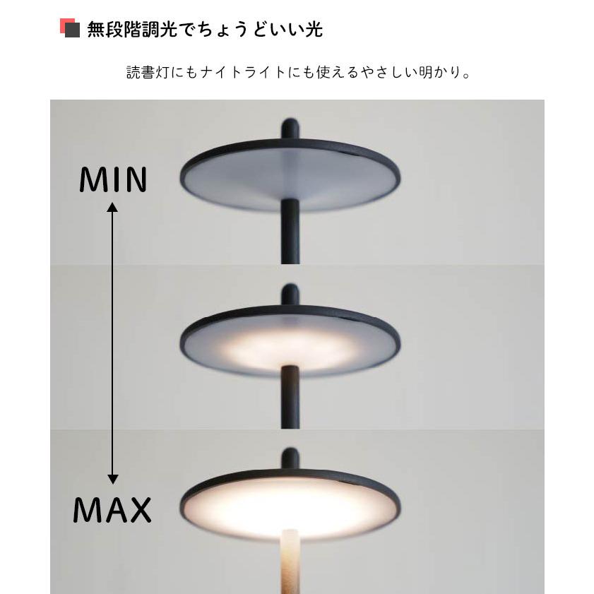 デスクライト 照明器具 LED USB アウトドア 防滴仕様 非常灯 防災 テーブルライト Pala パーラ | DI CLASSE | 07