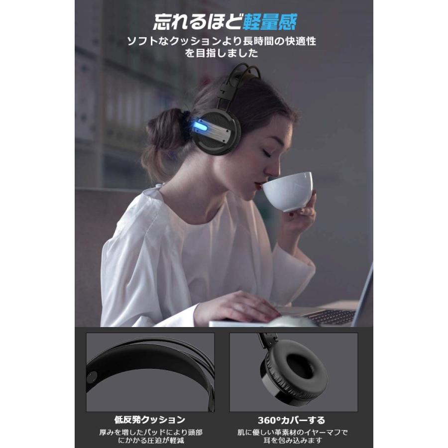 ヘッドセット ゲーミングヘッドセット 高音質 軽量 Led セリング マイク付き 有線 会議通話 スイッチ Fps ゲーム用 Pc用ヘッドセット a10ejhe a10ejhe Askrtech 通販 Yahoo ショッピング