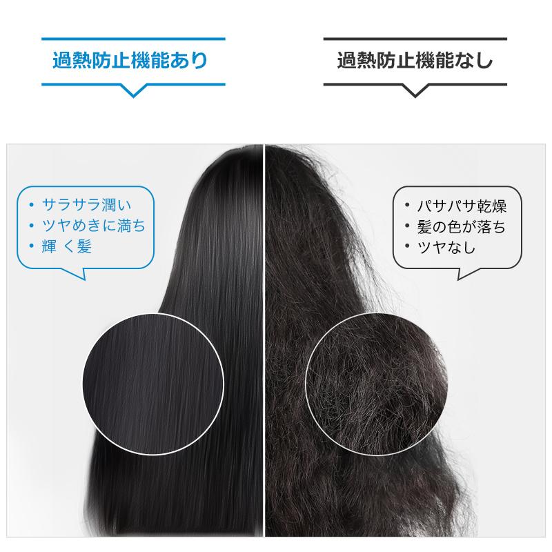 ドライヤー  おすすめ ヘアドライヤー 3段階風速 大風量 冷熱風 低騒音 速乾 過熱防止 軽量 恒温 温度調整 1500W 回転式折畳み ギフト(B1D090FHe) | Yihai | 13