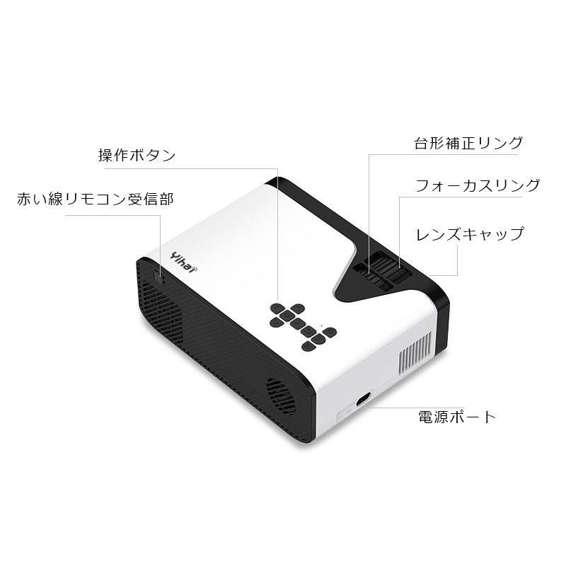 プロジェクター 小型 家庭用 4500ルーメン スマホ 1080PフルHD 高画質 スピーカー内蔵 立体音声 HDMIケーブル付属 ホームシアター リモコン付き｜askrtech｜18