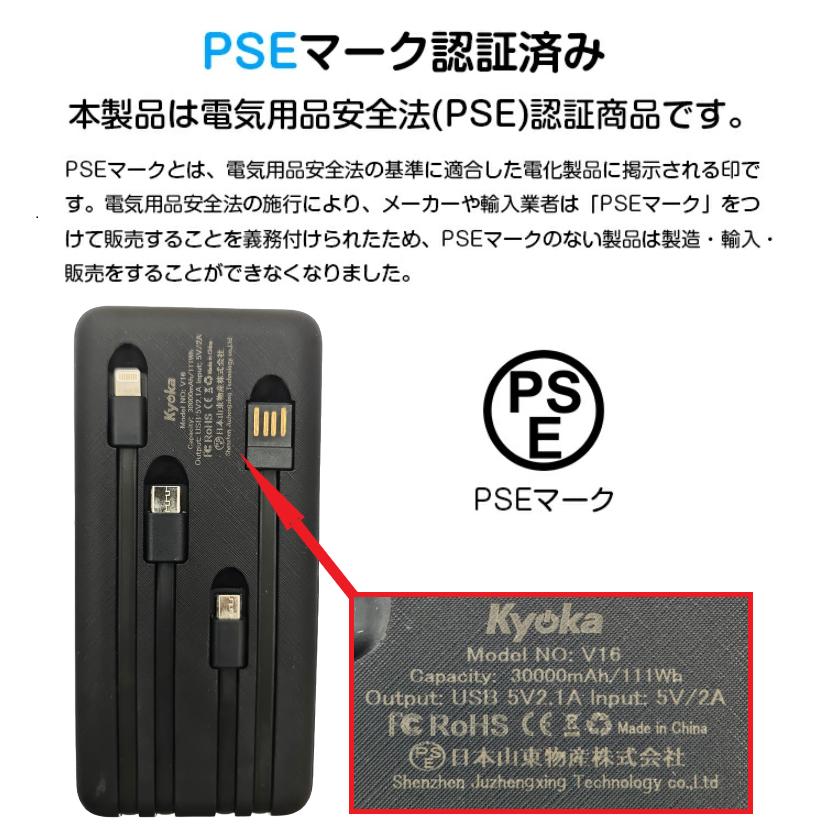 モバイルバッテリー 30000mAh 大容量 軽量 LEDライト 急速充電器 Max2.1A USB充電器 スマホ 電池 バッテリー 携帯充電器 持ち運び iPhone/iPad/Android対応 |  | 21