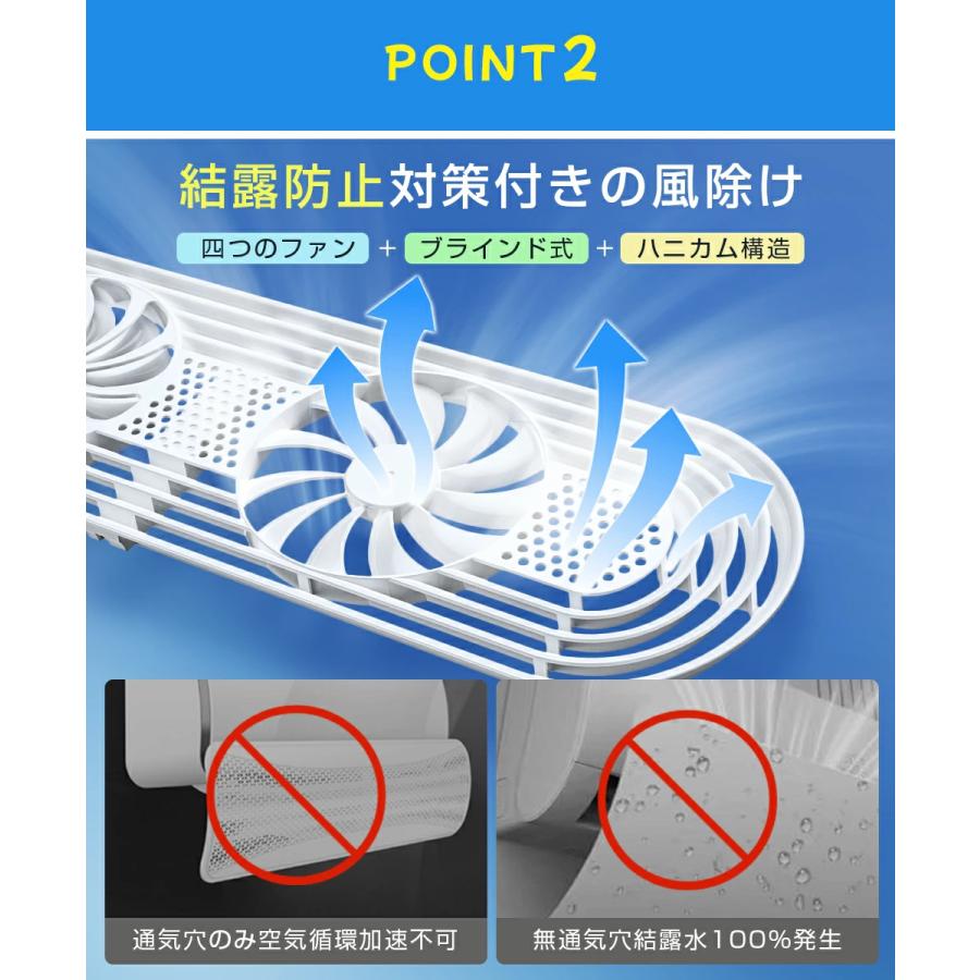 「クーポンで2780円」エアコン 風よけ カバー 防ぎながら通す 循環式送風 結露防止 60cm〜90cm対応 冷房対策 直撃風除け エアコン風向き調節 取り付け簡単 | TOMORO | 15