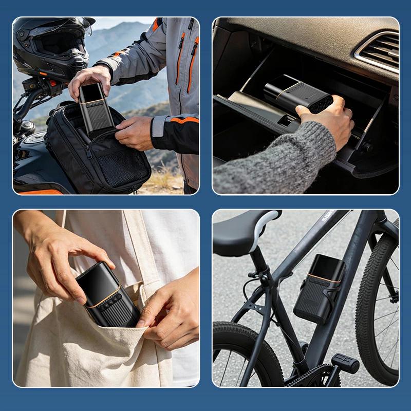 「クーポンで3,280円」電動空気入れ エアーポンプ 電動 空気入れ 自転車 タイヤ 自動車 充電式 バイク サイクル 仏式 英式 米式 車 ロードバイク 車 急速充填 |  | 16