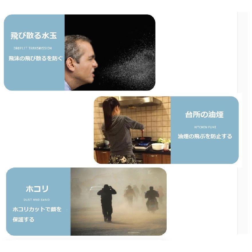 フェイスシールド 10枚入り 防災面 目を保護 フェイスカバー 飛沫を防ぐ 防塵 めがね 保護シールド 透明シールド 防護マスク 男女兼用 送料無料(B1FHMLa) | ブランド登録なし | 03