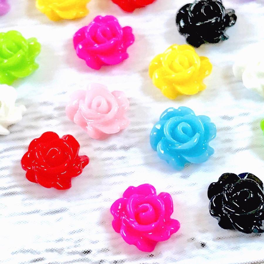 贈呈 カラフルミニバラ デコパーツアソート ３０個入 セール品
