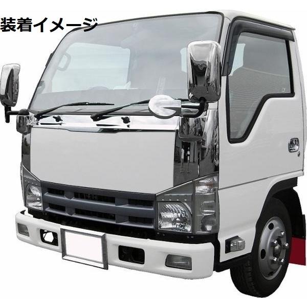 国産メッキ ウェストガーニッシュ（ワイパーパネル） いすゞ 2t 07 