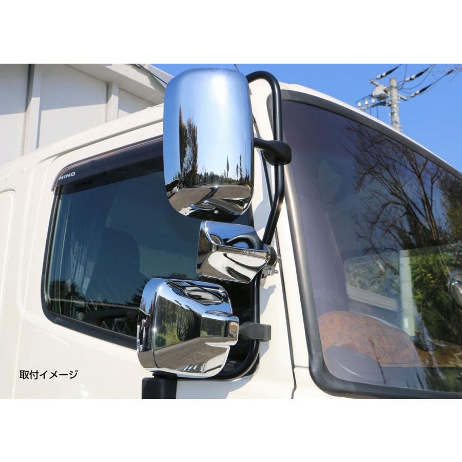 ジェットイノウエ トラック用 バックショットミラー FUJI-3 ブラック