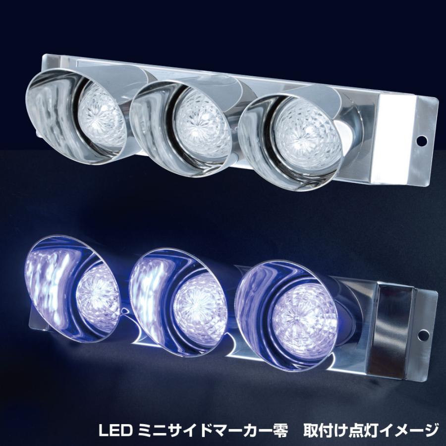ステンレス製 ミニサイドマーカーランプ用3連ステー 2個1セット