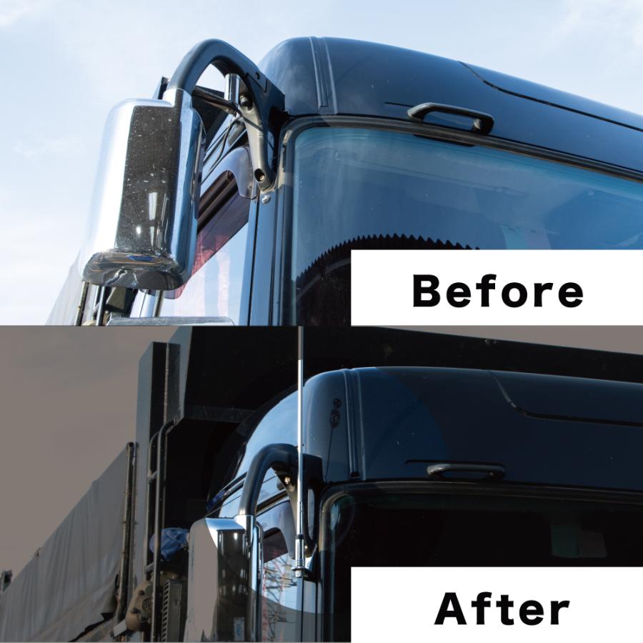 ジェットイノウエ ピラーアンテナステー 左右セット スーパーグレート