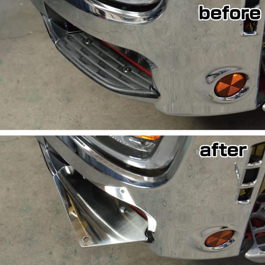 ジェットイノウエ ステンレス製 コーナーフォグランプステー 左右