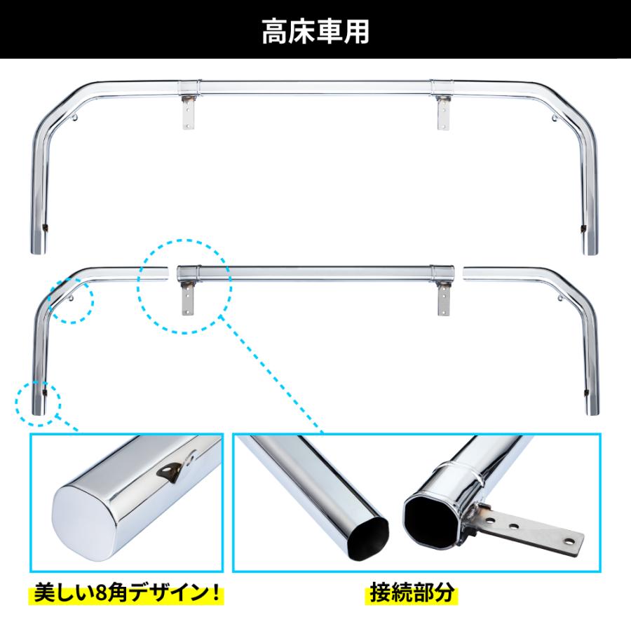 ジェットイノウエ パイプバンパー 八角パイプ ステンレス 17スーパー