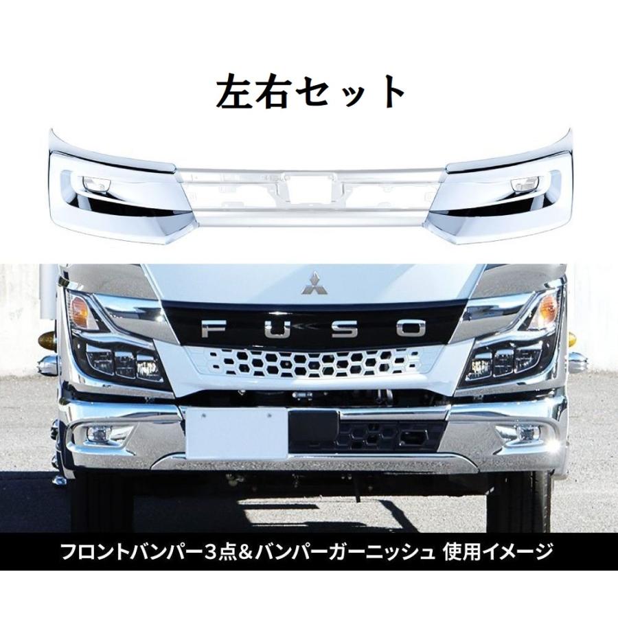 ジェットイノウエ メッキフロントバンパーコーナースポイラー 左右