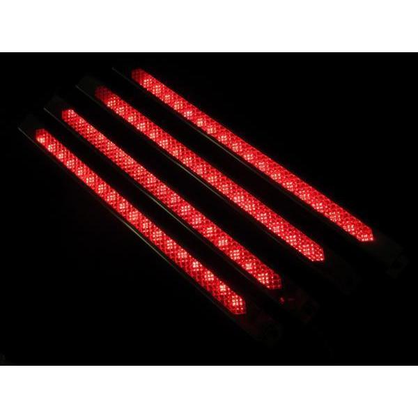 ジェットイノウエ LEDモールアンドン レッド（赤） 4本セット 24V 車高