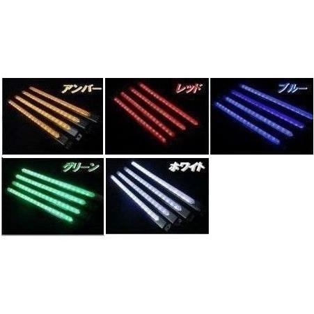ジェットイノウエ　菱形アンドン180 24v×9w 2個 ジェットイノウエ LEDモールアンドン レッド（赤） 4本セット 24V 車高