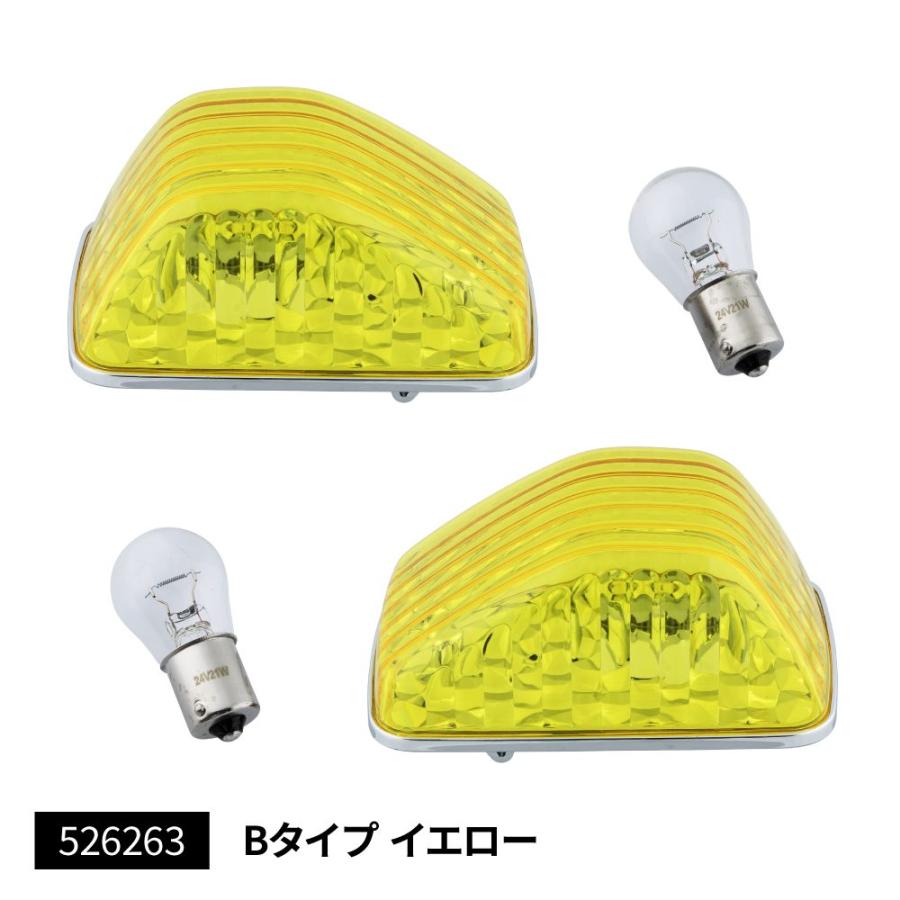 ジェットイノウエ ドアサイドランプ Bタイプ イエロー（黄色） 左右