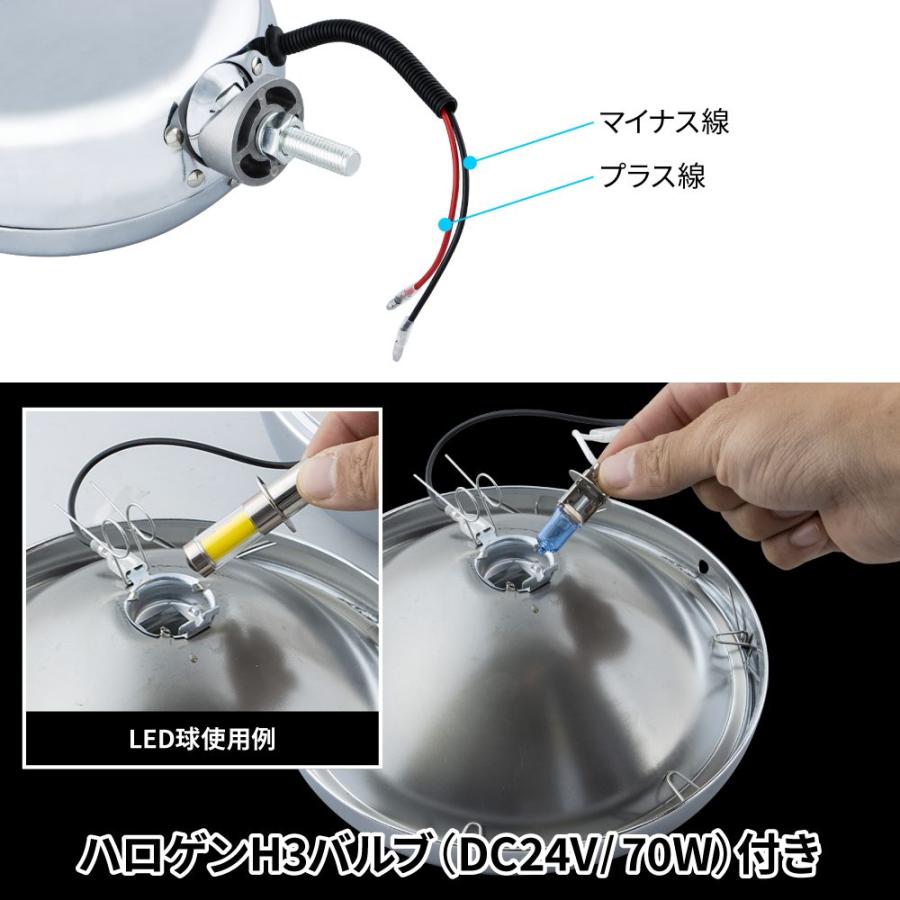 ジェットイノウエ H3ハロゲン作業灯 フォグランプ 200mmφ クリアー 24V70W （526591） : トラック用品のアスラン ...
