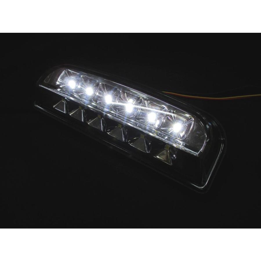 LEDデュアル路肩灯　メッキ　ホワイト（底面）/ホワイト（正面）　12V/24V共用｜aslanshop2580｜04