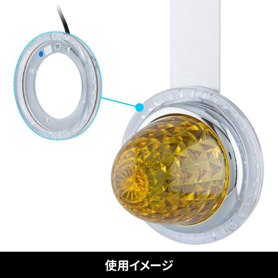 ジェットイノウエ LEDエンジェルリング 紅茶色（濃い橙） マーカー 