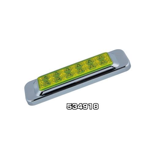 ジェットイノウエ LEDサイドマーカーランプ 角型 イエロー（黄色） 24V
