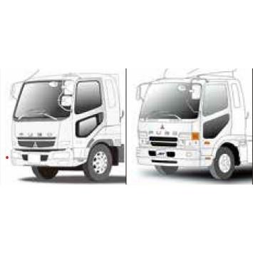 ジェットイノウエ メッキドアハンドルガーニッシュ 左右セット 三菱