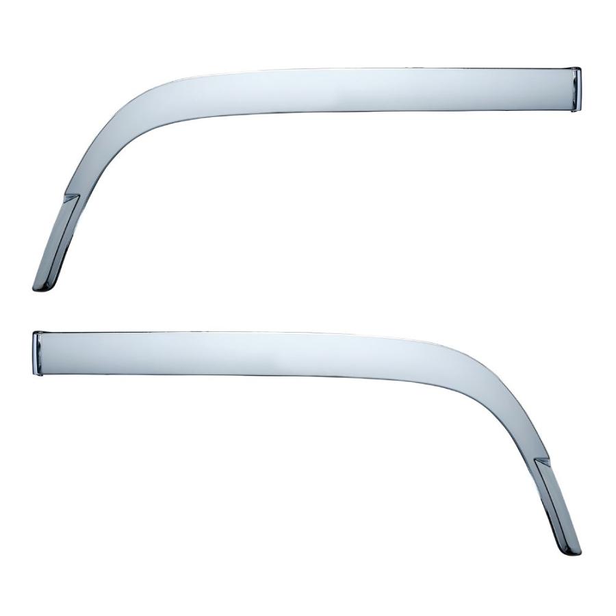 トラック用品、ISUZU、07、23フォワード用、フロントフェンダーカバー ジェットイノウエ メッキフロントフェンダーカバー ロングタイプ 左右